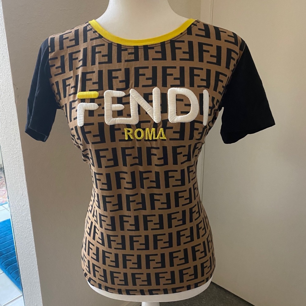 FENDI Signature Print Top